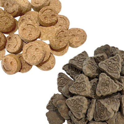 Naughty or Nice Carob & Peanut Butter Dog Treats - SP