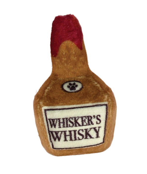 Whisker&#39;s Whiskey Catnip Toy