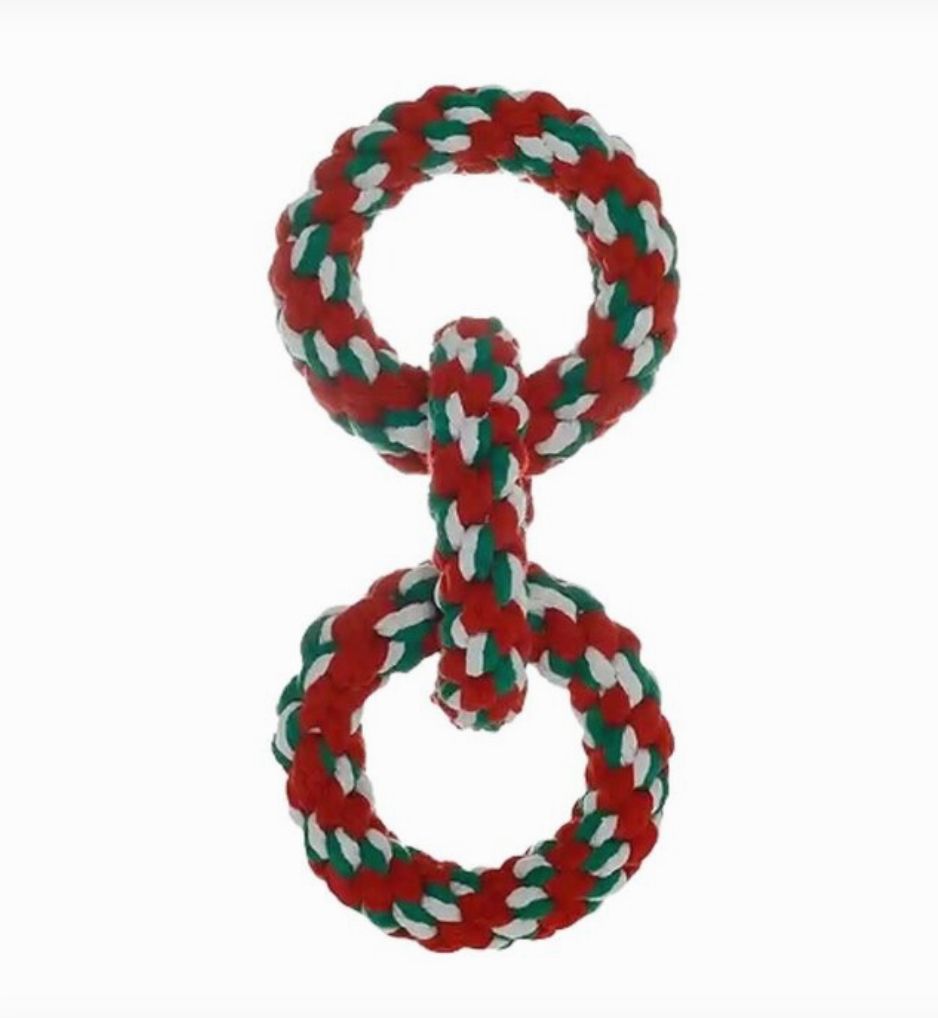 Holiday 3 Knot Rope Toy - OT