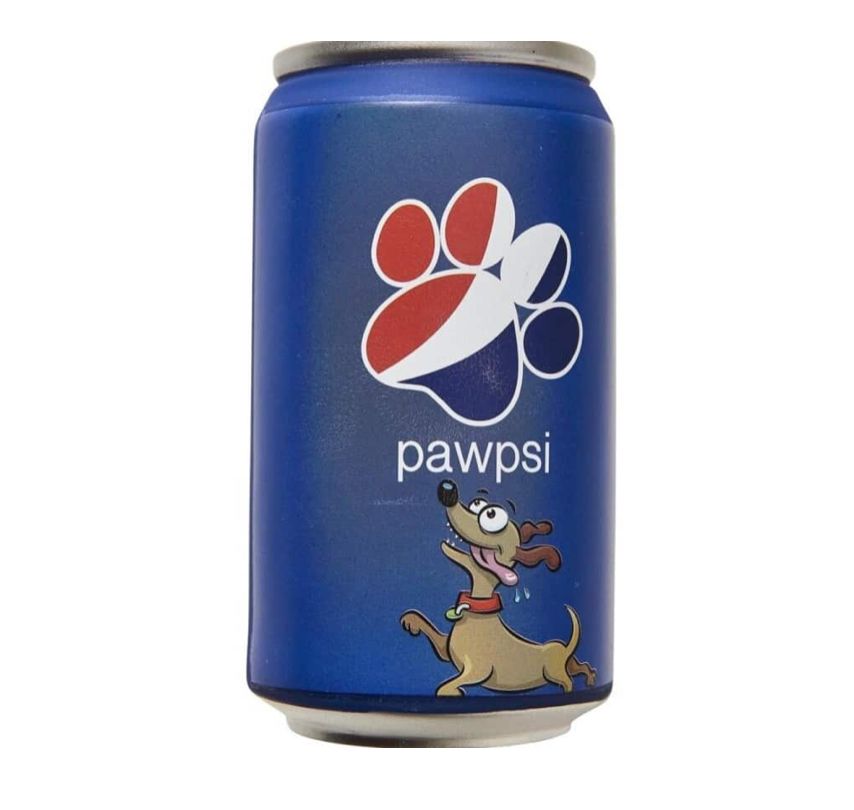 Latex Pawpsi Can Toy