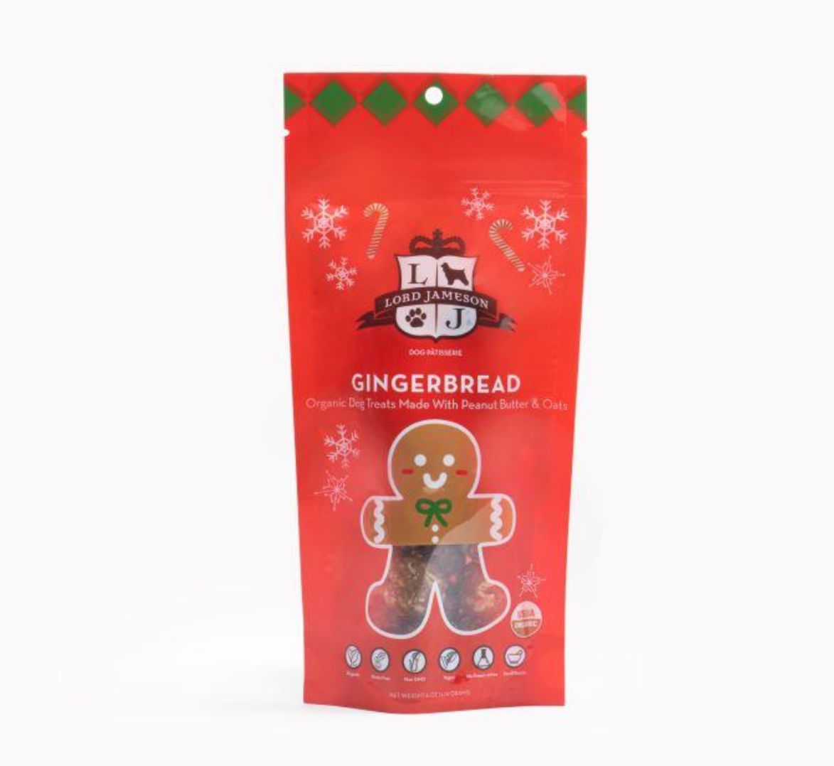 Gingerbread Man Organic Treats - Lord Jameson