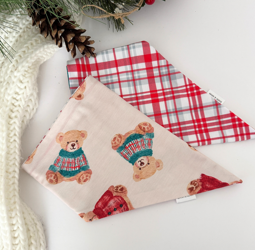 Bears w/Plaid Bandana - BM