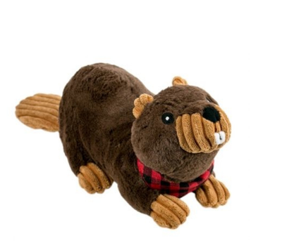 Beaver w/Flannel Scarf Toy - TT