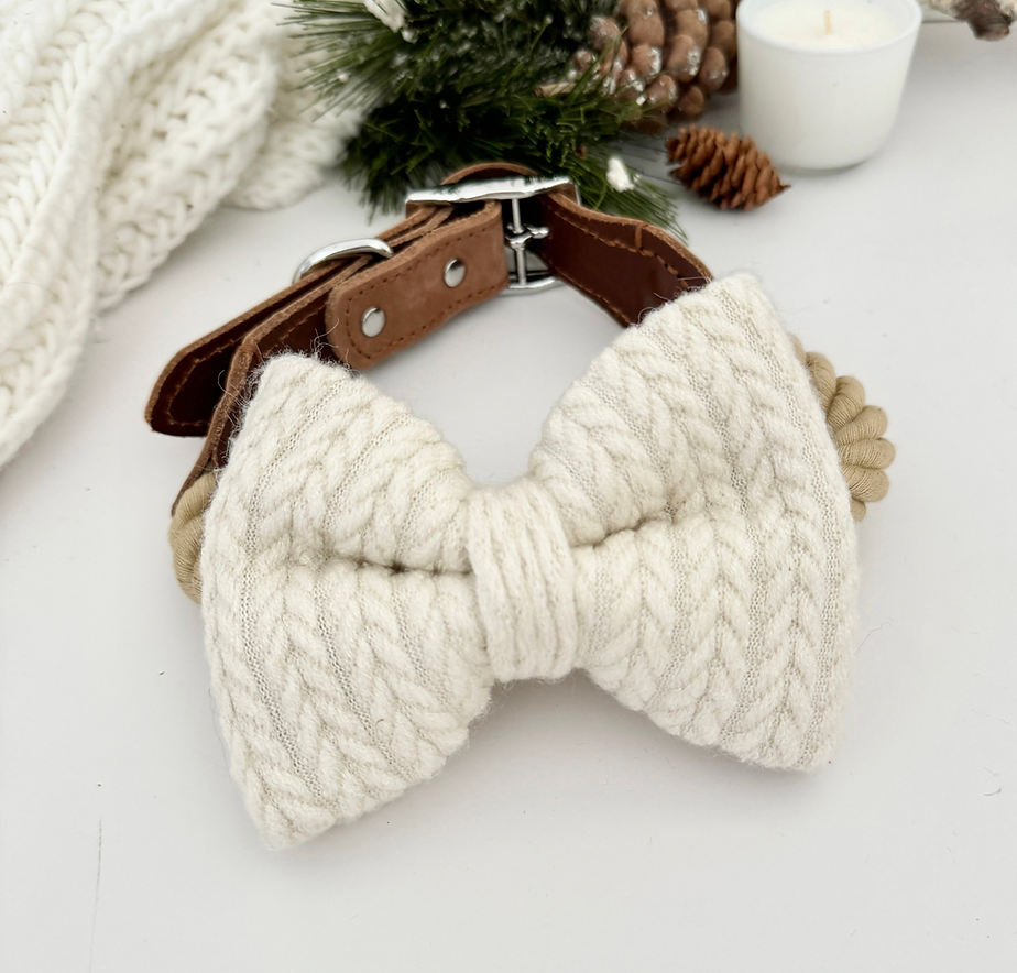 Cable Knit Bow - BM