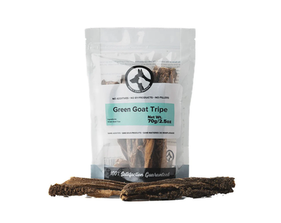 Green Goat Tripe Treats - Only One