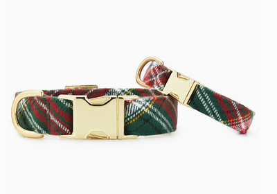 Holly Jolly Plaid Collar - FD