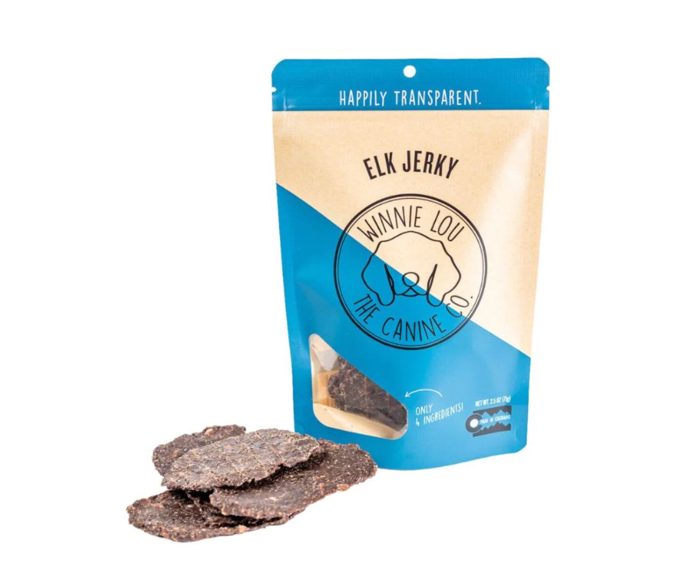 Elk Jerky Waffers - Winnie Lou