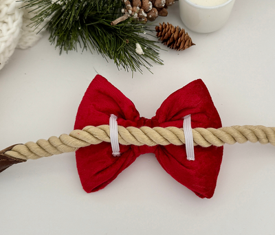 Red Velvet Sailor Bow - BM
