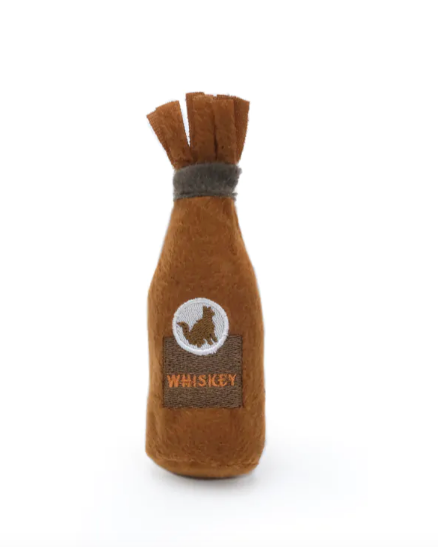 Whiskey Bottle Catnip toy - ZP