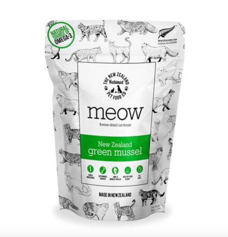 Green Lipped Mussels Treats - Meow