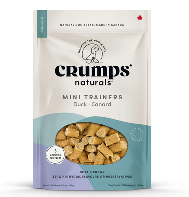 Semi Moist Mini Trainers Duck Treats - Crumps