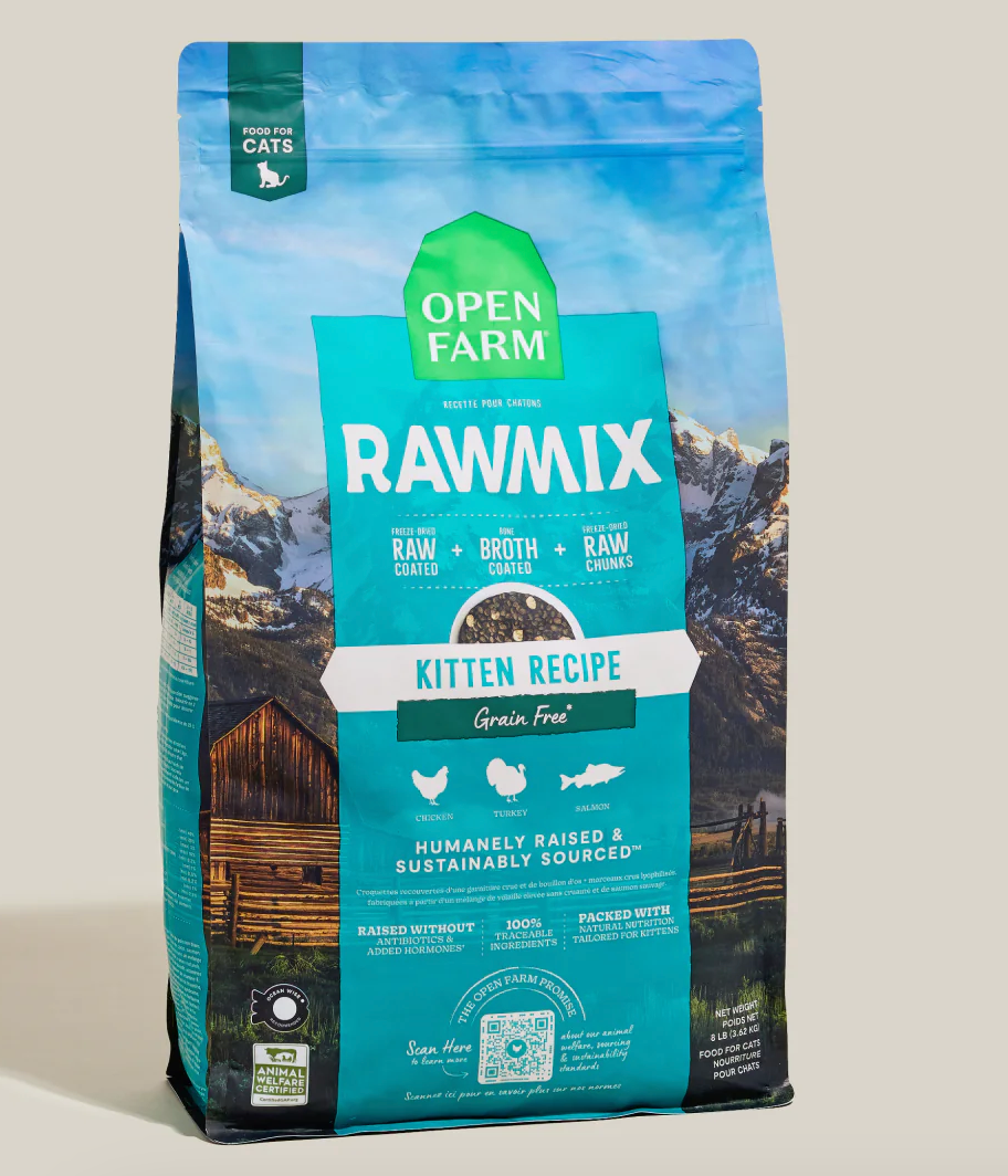 RawMix Grain Free Kitten Recipe - Open Farm