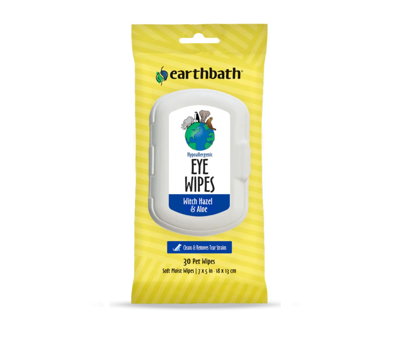 Witch Hazel &amp; Aloe Eye Wipes - Earthbath