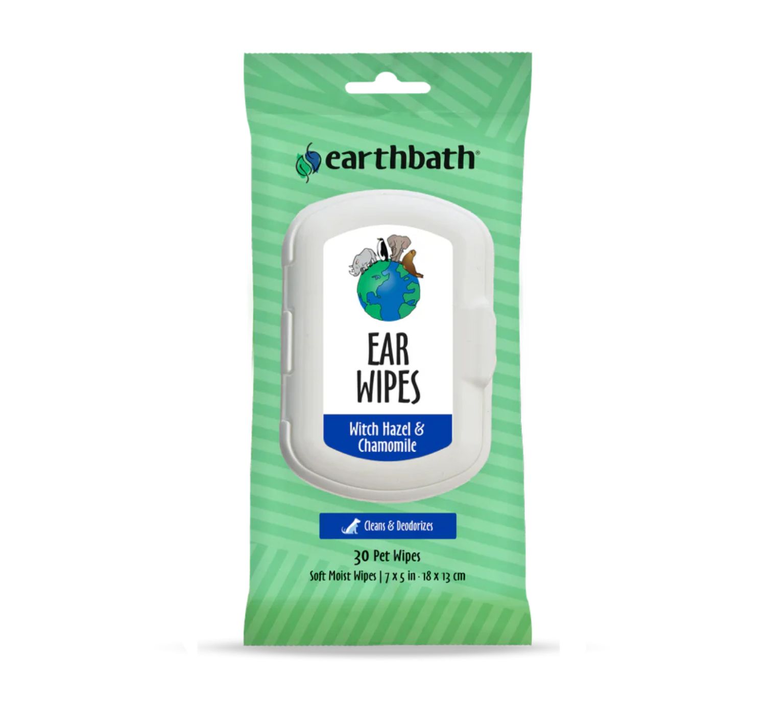 Witch Hazel &amp; Chamomile Ear Wipes - Earthbath