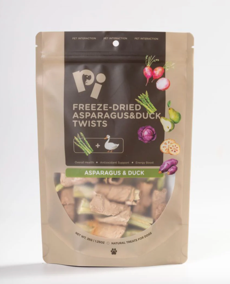 Freeze-Dried Asparagus &amp; Duck Twists - PI