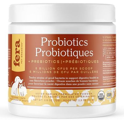 Organic Probiotics w/ Prebiotics - FERA PETS