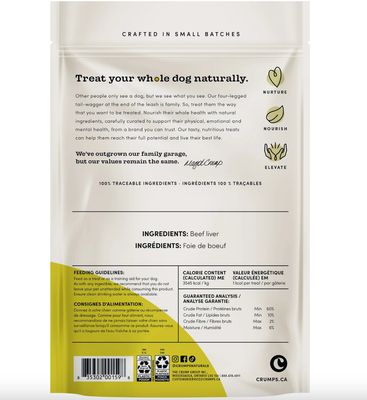 Freeze Dried Mini Trainers Beef Liver - Crumps