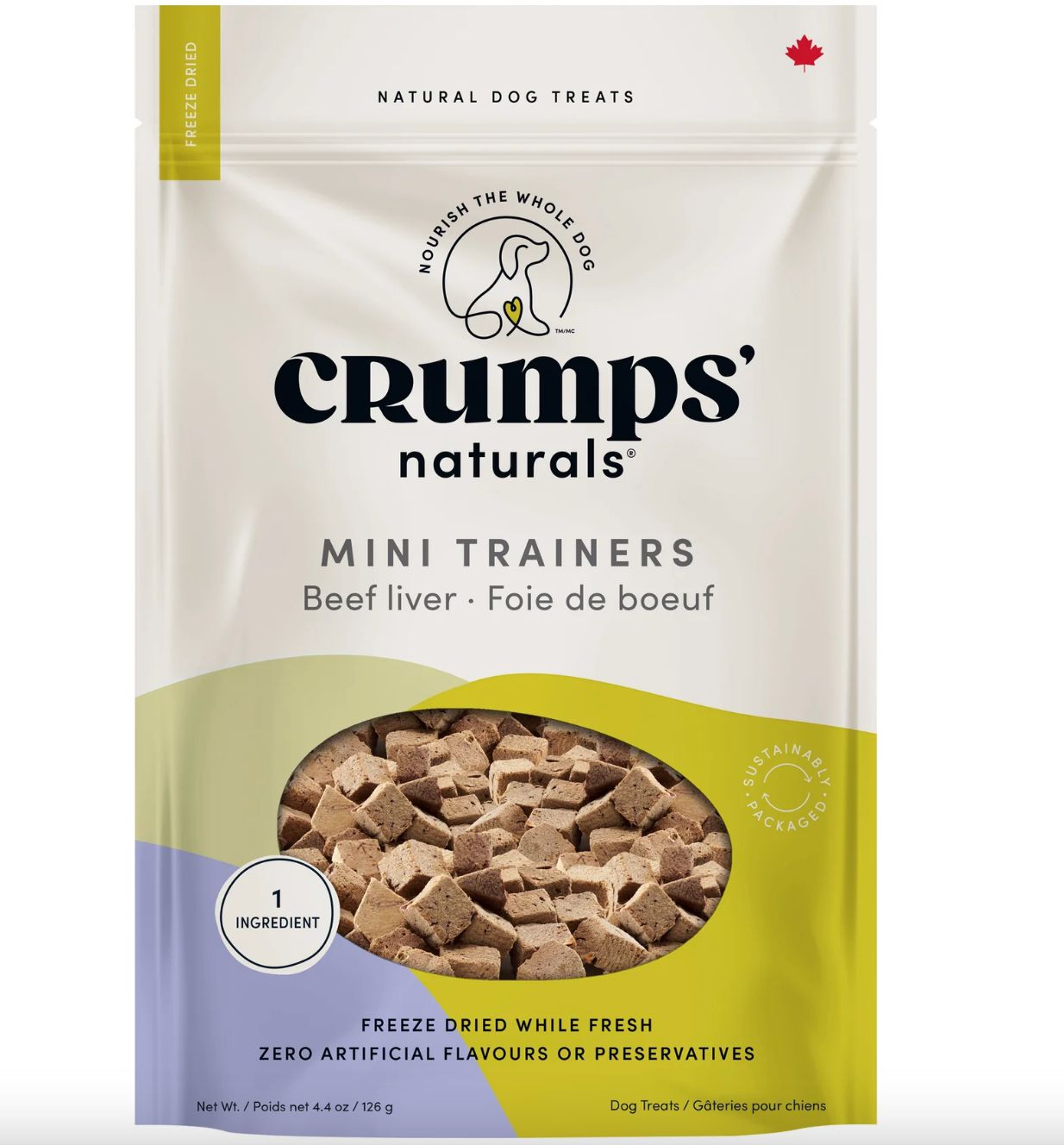 Freeze Dried Mini Trainers Beef Liver - Crumps