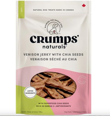 Venison Jerky with Chia Seeds - Crumps