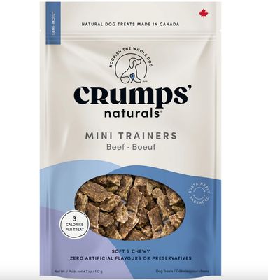 Semi Moist Mini Trainers Beef - Crumps