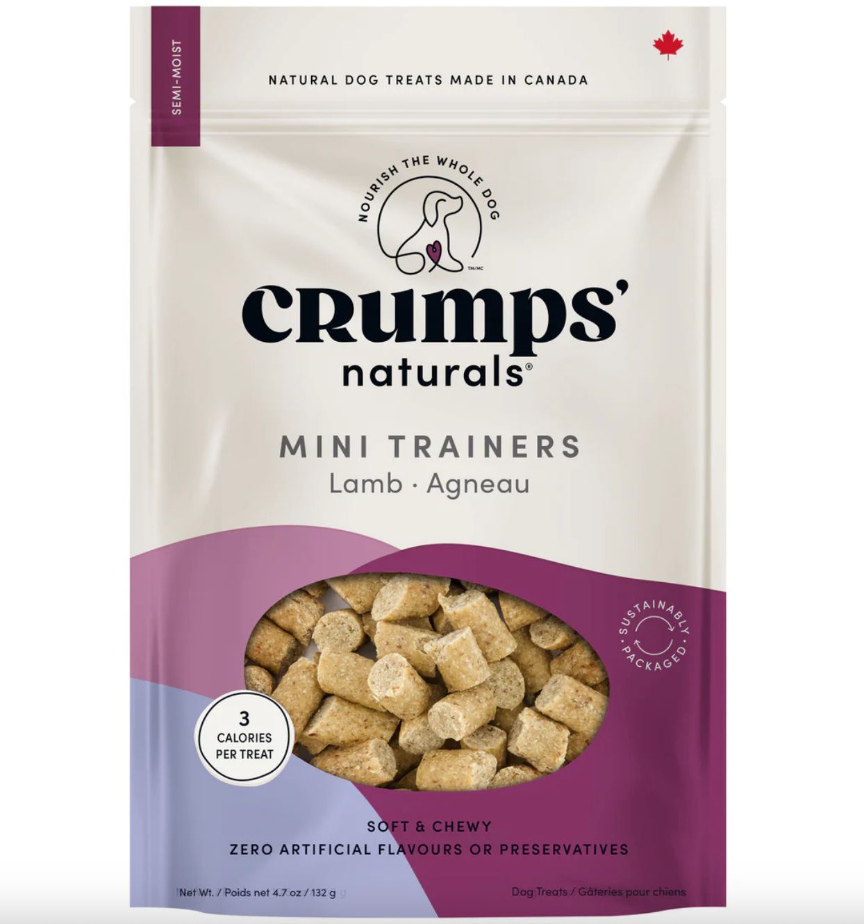 Semi Moist Mini Trainers Lamb - Crumps