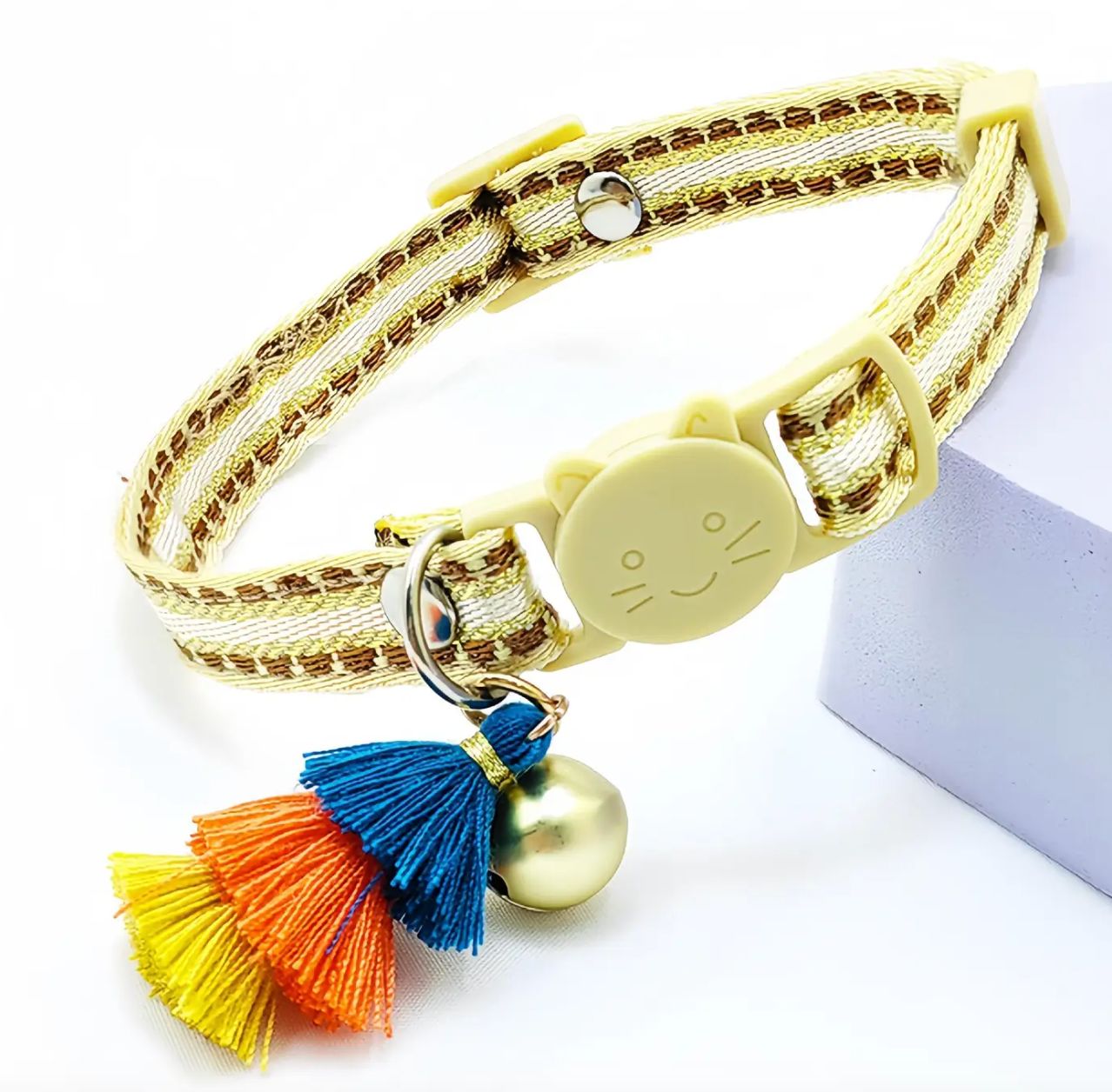 Gold Tassel Cat Collar - CH