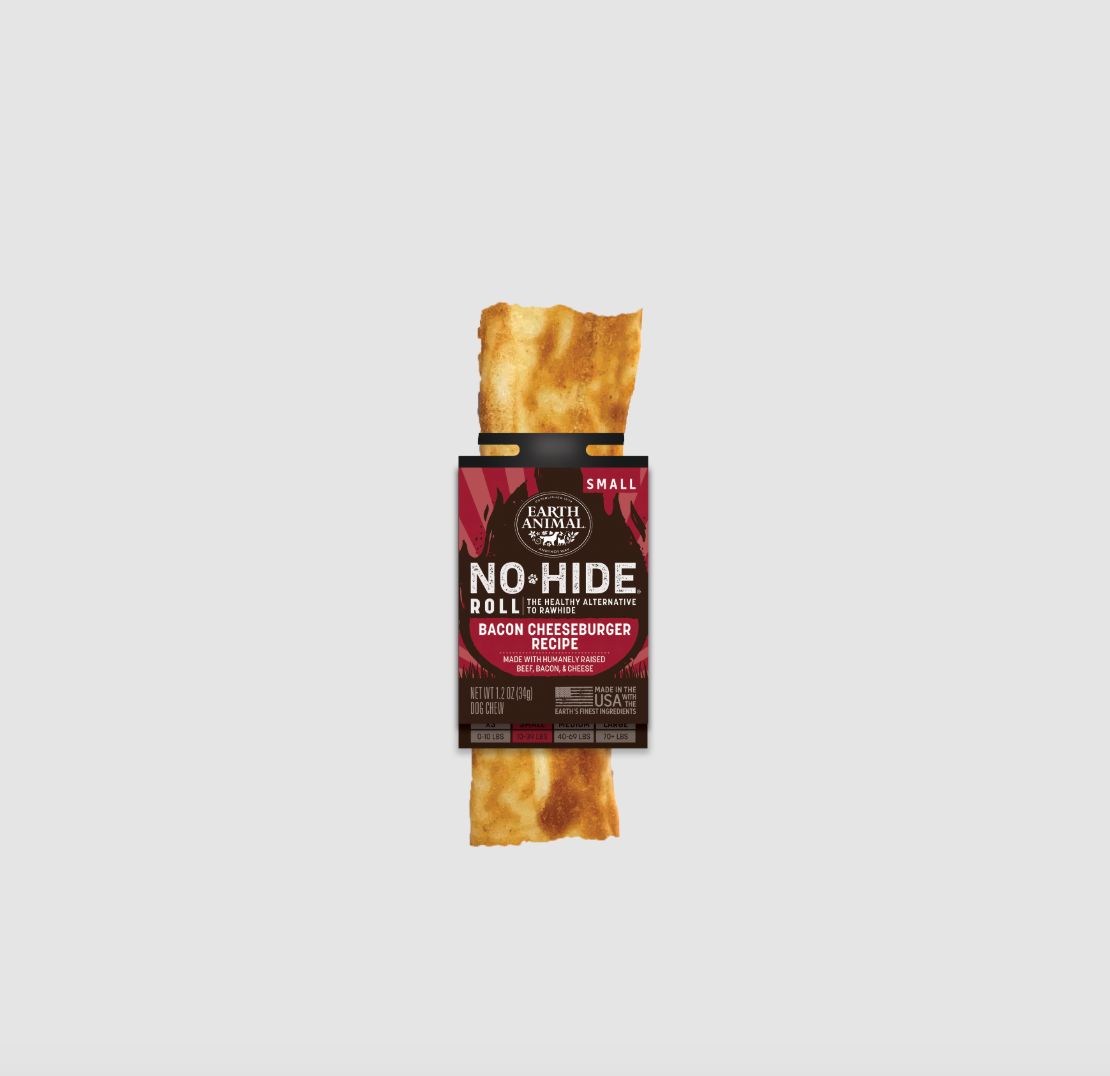 No Hide Bacon Cheeseburger Roll - Earth Animal