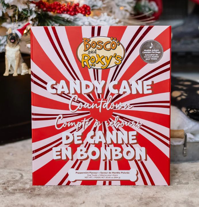Candy Cane Countdown Musical Advent Calendar - Bosco & Roxy's Candy Cane Countdown Musical Advent Calendar - Bosco & Roxy's