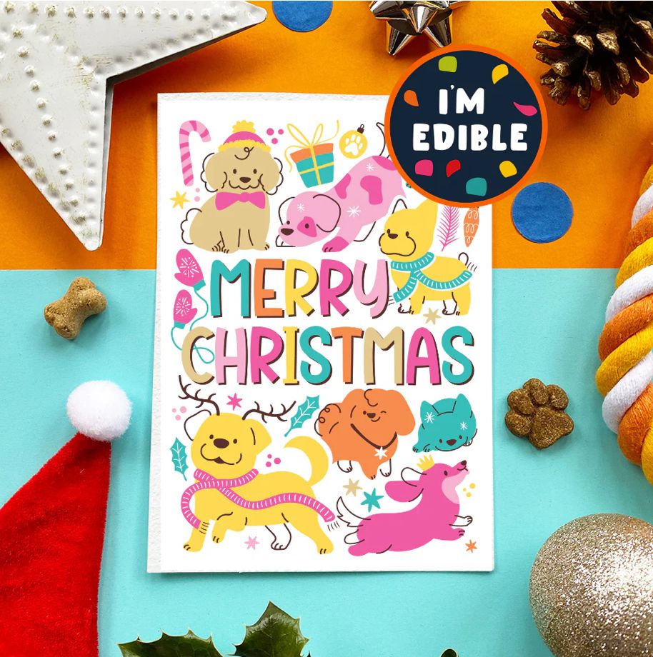 Edible Card - Merry Christmas