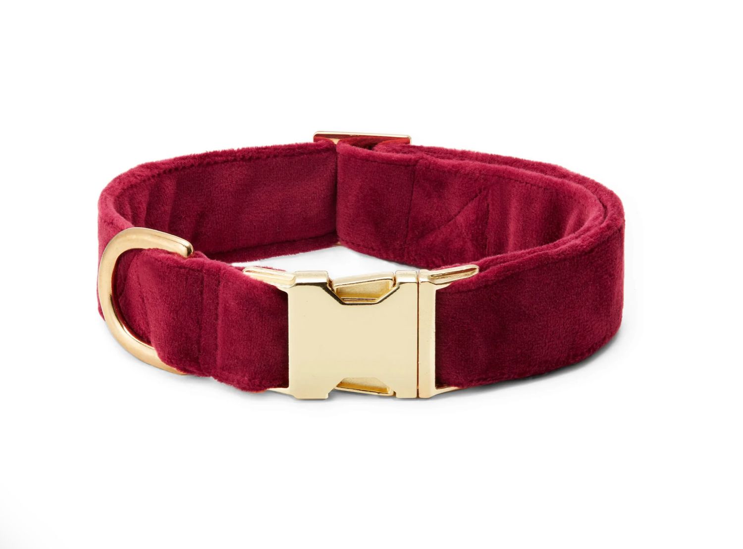 Burgundy Velvet Collar - FD