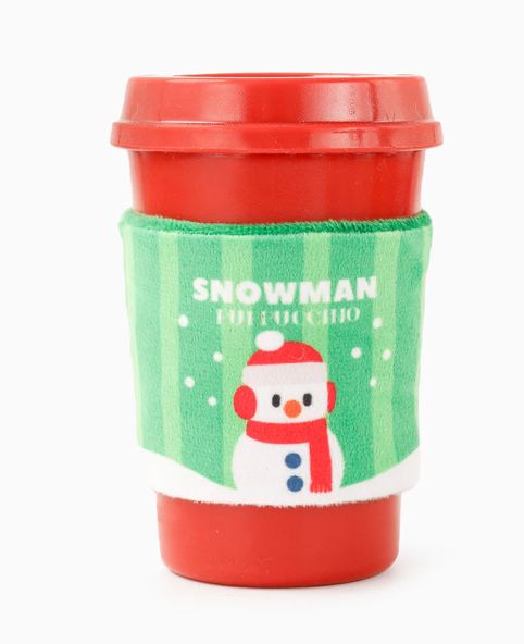 Snowman Puppuccino Rubber Toy - HS
