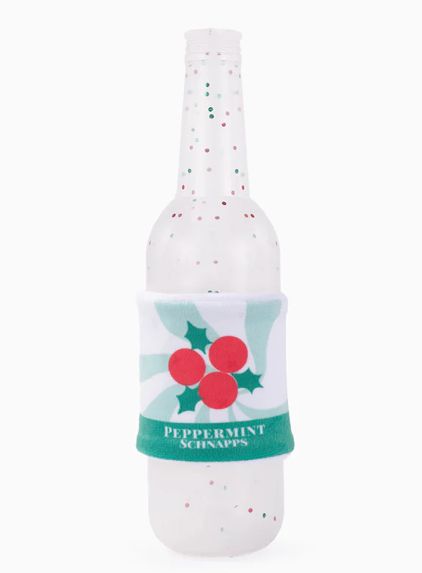 Peppermint Schnapps Rubber Bottle Toy - HS