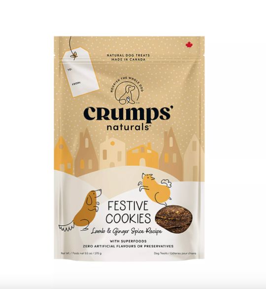 Festive Cookies Lamb & Ginger - Crumps Festive Cookies Lamb & Ginger - Crumps