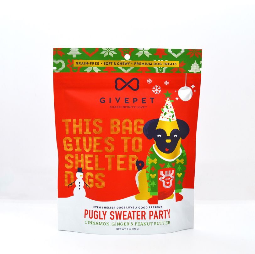 Pugly Sweater Dog Treats - GivePet Pugly Sweater Dog Treats - GivePet