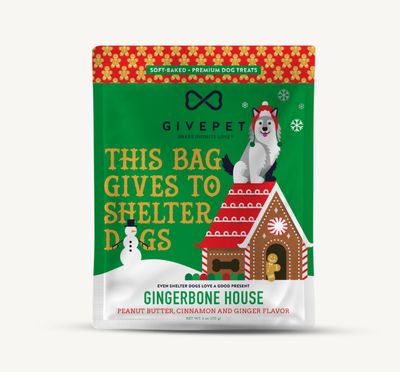 Gingerbone House Dog Treats - GivePet Gingerbone House Dog Treats - GivePet
