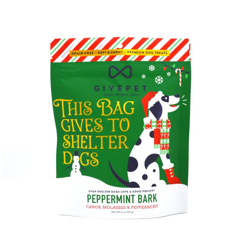 Peppermint Bark Dog Treats - GivePet Peppermint Bark Dog Treats - GivePet