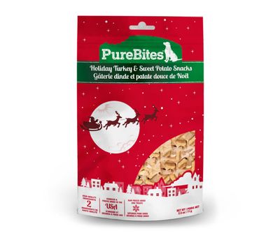 Holiday Turkey &amp; Sweet Potato Freeze Dried Dog Treats - PureBites