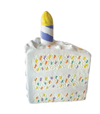 Latex Birthday Cake Slice - Sprinkles