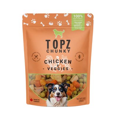 Chunky Chicken & Veggies Bone Broth - TOPZ Chunky Chicken & Veggies Bone Broth - TOPZ