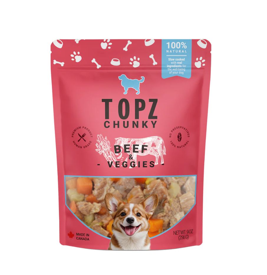 Chunky Beef & Veggies Bone Broth - TOPZ Chunky Beef & Veggies Bone Broth - TOPZ