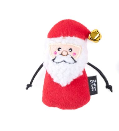 Santa w/Bell Catnip Toy - ZP