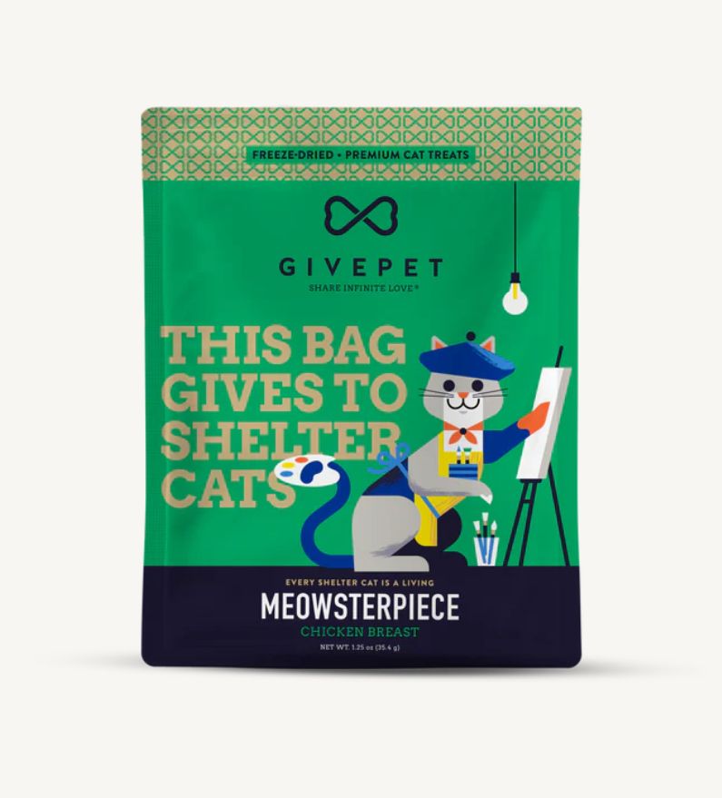 Meowsterpiece Freeze-Dried Chicken Breast Cat Treats - GivePet
