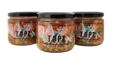 Chicken & Veggie Bone Broth in Glass - TOPZ Chicken & Veggie Bone Broth in Glass - TOPZ