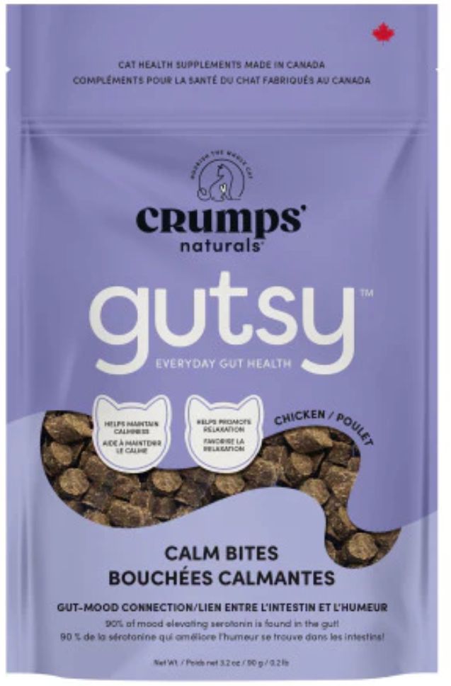Gutsy Calm Bites Cat Treats - Crumps Gutsy Calm Bites Cat Treats - Crumps