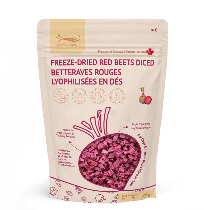 Freeze-Dried Red Beets - Loopy Paws
