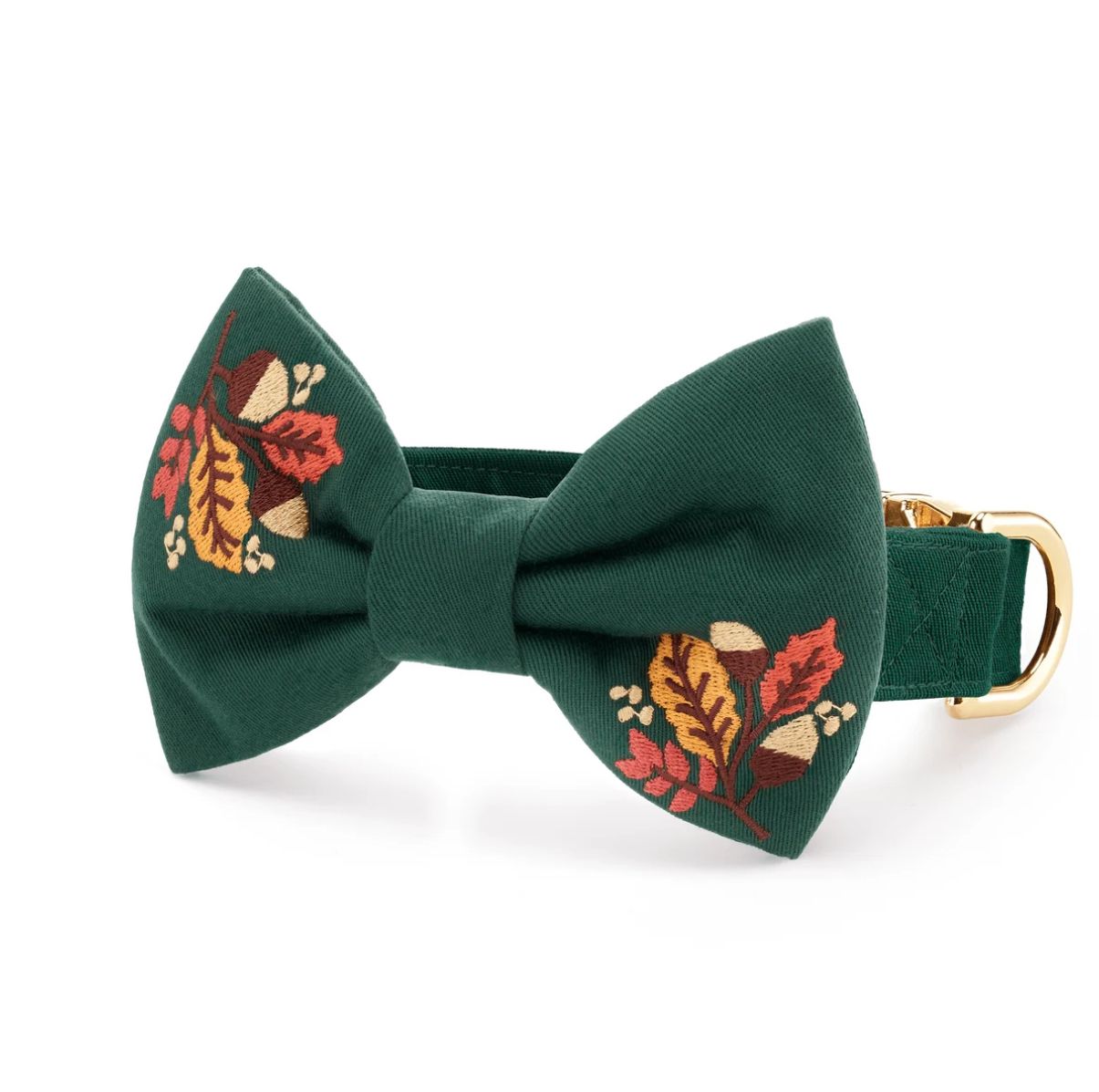 Fall Foliage Embroidered Bow Tie - FD Fall Foliage Embroidered Bow Tie - FD