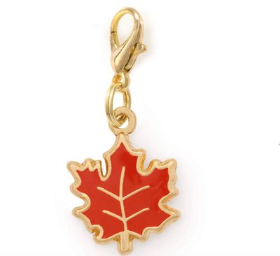 Maple Leaf Collar Charm - FD Maple Leaf Collar Charm - FD