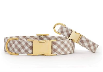 Beige Gingham Collar - FD