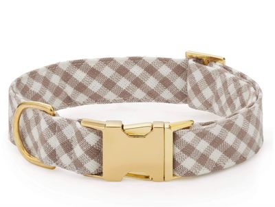 Beige Gingham Collar - FD Beige Gingham Collar - FD