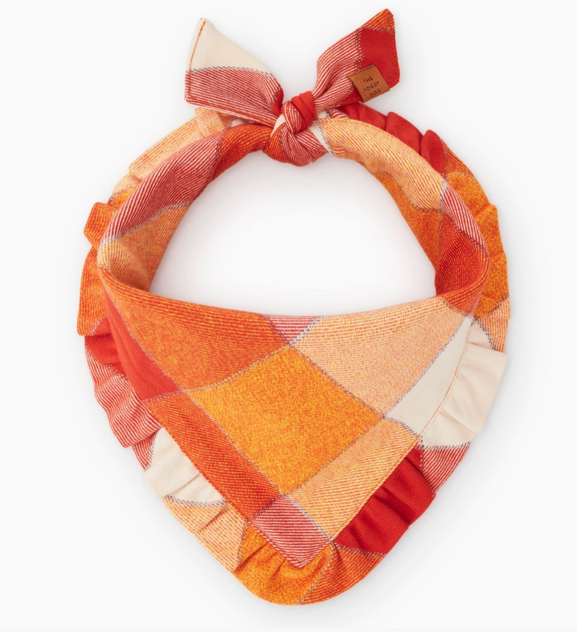 Pumpkin Spice Plaid Bandana - FD Pumpkin Spice Plaid Bandana - FD